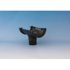 Kalsi 1/2 Round Stop End Outlet Black