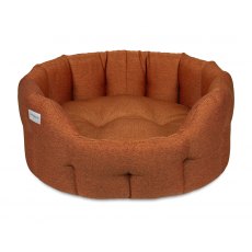 Earthbound Camden Dog Bed Burnt Orange
