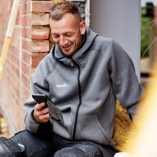 Scruffs Trade Air Layer Hoodie Charcoal