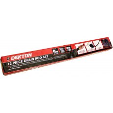 Dekton Drain Rod Set 12 Piece Dekton Drain Rod Set 12 Piece