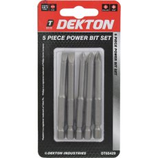 Dekton Power Bit Set 5 Piece Dekton Power Bit Set 5 Piece