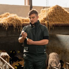 Xpert Swampmaster Short Sleeved Dairy Smock Green