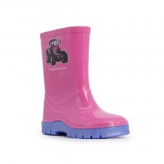 Xpert Swampmaster Junior Tractor Wellington Pink/Lilac