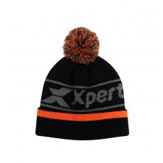 Xpert Junior Core Pom Pom Beanie Black/Orange