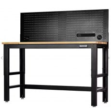 Draper Bunker Workbench With Worktop & Power Pegboard