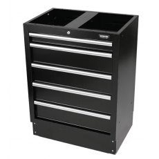 Draper Bunker Modular Floor Cabinet 5 Drawer 680mm Draper Bunker Modular Floor Cabinet 5 Drawer 680mm
