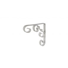 Dekton Twisted Wrought Iron Shelf BRacket