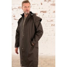 Lighthouse Stockman Coat Chocolate