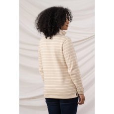 Lighthouse Shore Sweatshirt Cream Stripe