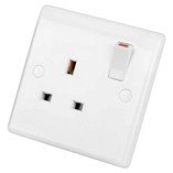 Westminster Electrical Switched Socket 13a 1 Gang
