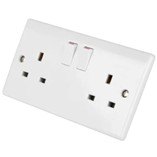 Westminster Electrical Switched Socket 13a 2 Gang