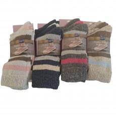 Simply Essentials Ladies Boot Sock 3 Pack Assorted