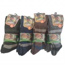 Simply Essentials Men's Thermal Outdoor Non Elastic Sock 3 Pack Assorted Simply Essentials Men's Thermal Outdoor Non Elastic Sock 3 Pack Assorted
