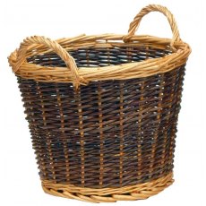 Willow Duo Tone Log Basket