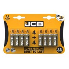 JCB Super AA Battery 8 Pack