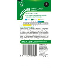 Suttons Jamaica Cauliflower F1 Seeds