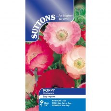 Suttons Shirley Poppy Mix Seeds