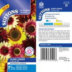 Suttons Cut Flower Sunflower Mix Seeds