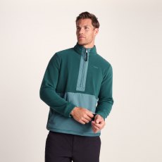 Tog24 Dowson Zip Neck Fleece Blue/Dark Turquoise