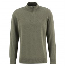 Barbour Cotton Jumper Smokey Olive