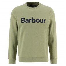 Barbour Applique Crew Neck Sweatshirt Laurel Green
