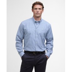 Barbour Finwell Gingham Shirt Sky