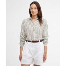 Barbour Marine Shirt Dusky Khaki Stripe