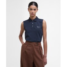 Barbour Bowford Sleeveless Polo Navy