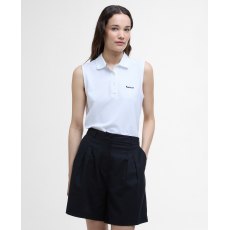 Barbour Bowford Sleeveless Polo White