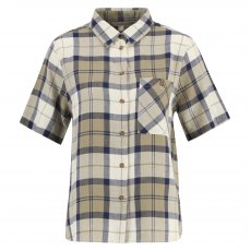 Barbour Fern Shirt Navy Tartan