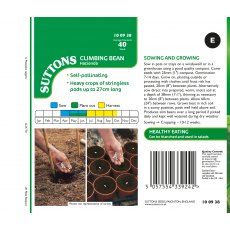 Suttons Hacienda Climbing Bean Seeds