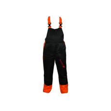 Handy Chainsaw Bib & Brace Black/Orange