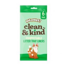 Meowee Compostable Litter Tray Liner 6 Pack