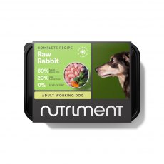 Nutriment Frozen Raw Rabbit Dog Food 500g