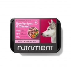 Nutriment Frozen Raw Venison & Chicken Dog Food 500g Nutriment Frozen Raw Venison & Chicken Dog Food 500g