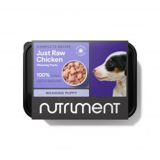 Nutriment Frozen Just Raw Chicken Weaning Paste Dog Food 500g