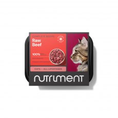 Nutriment Frozen Raw Beef Cat Food