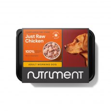 Nutriment Frozen Just Raw Chicken Dog Food 500g Nutriment Frozen Just Raw Chicken Dog Food 500g