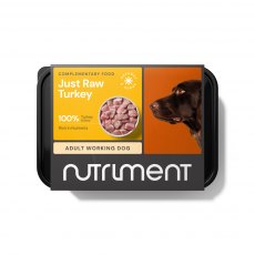 Nutriment Frozen Raw Just Turkey Dog Food 500g