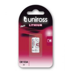Uniross Lithium Battery 3v CR123A