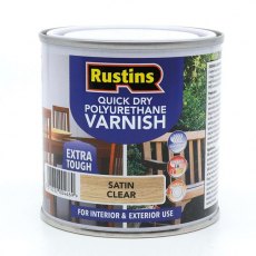 Rustins Quick Drying Poly Varnish Clear 250ml