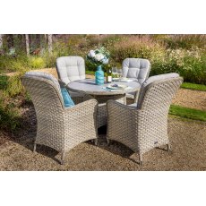 Hartman Eton Round Dining Set 4 Seater