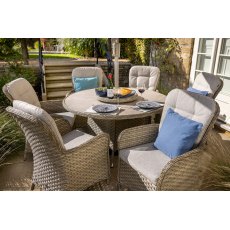 Hartman Eton Round Dining Set 6 Seater