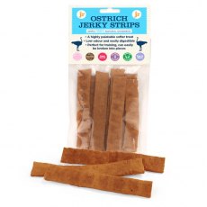 J R Pet Ostrich Jerky Dog Treat 10 Pack