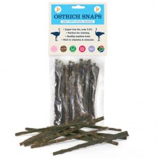 J R Pet Ostrich Snaps Dog Treat 60g