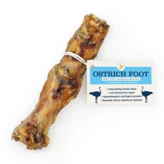 J R Pet Ostrich Foot Bone Dog Treat