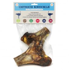 J R Pet Ostrich Knuckle Dog Treat