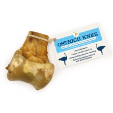 J R Pet Ostrich Knee Knuckle Dog Treat