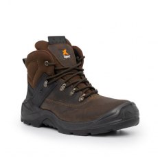 Xpert Warrier S3 Safety Laced Boot Brown