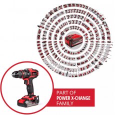 Einhell PXC TE-CD 18/44 Li-i 18v Cordless Combi Drill Kit Einhell PXC TE-CD 18/44 Li-i 18v Cordless Combi Drill Kit